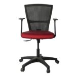 Ergonomic Mesh Office Chair with Synchronized Mechanism & Fixed Armrests
