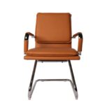 Premium Executive Visitor Chair with Bow‑Frame Design & High‑Density Comfort