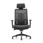 High‑Back Mesh Task Chair with Auto‑Weight Mechanism & Full Ergonomic Adjustability