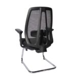 Premium Ergonomic Visitor Chair with Mesh Back, Lumbar Support, and Chrome Cantilever Base - Image 4