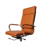 Premium High‑Back Executive Chair with Aircraft Chassis & Steel Frame - Image 4