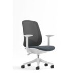 Modern Mesh Task Chair with High‑Resilience Cushion & One‑Piece Lift Chassis