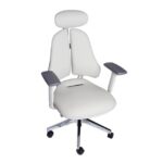 Premium Executive Dual‑Back Ergonomic Chair with Adaptive Comfort and Leather Finish